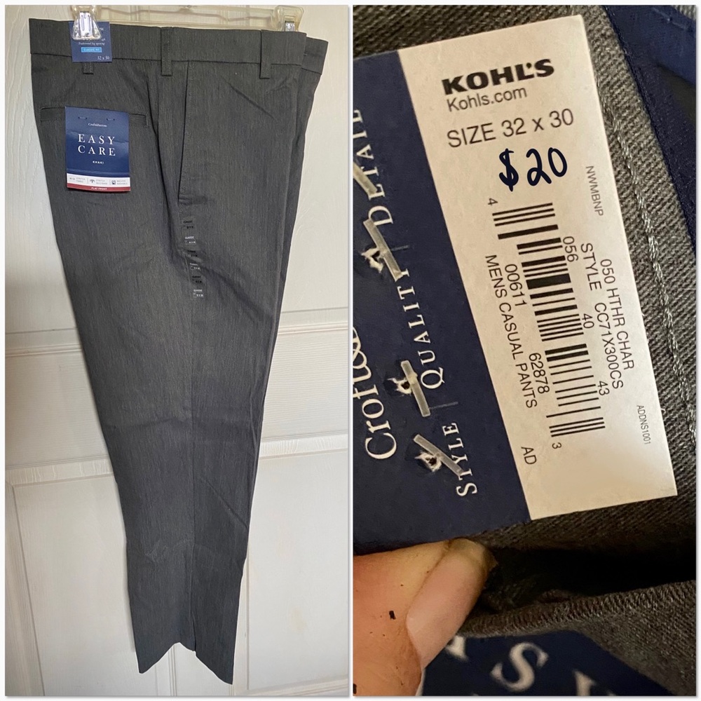 Gray Men's Dress Pant